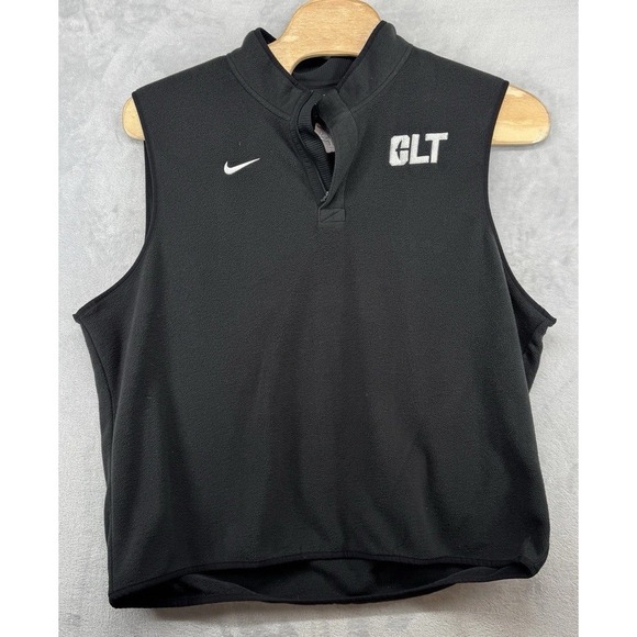 Nike Other - Nike Charlotte 49ers Fleece Vest Sleeveless Black Team Issued Men's Size 2XL